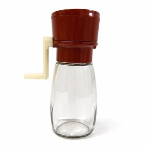 Vintage Gemco Hand Crank Nut Grinder Glass Jar MCM Made USA